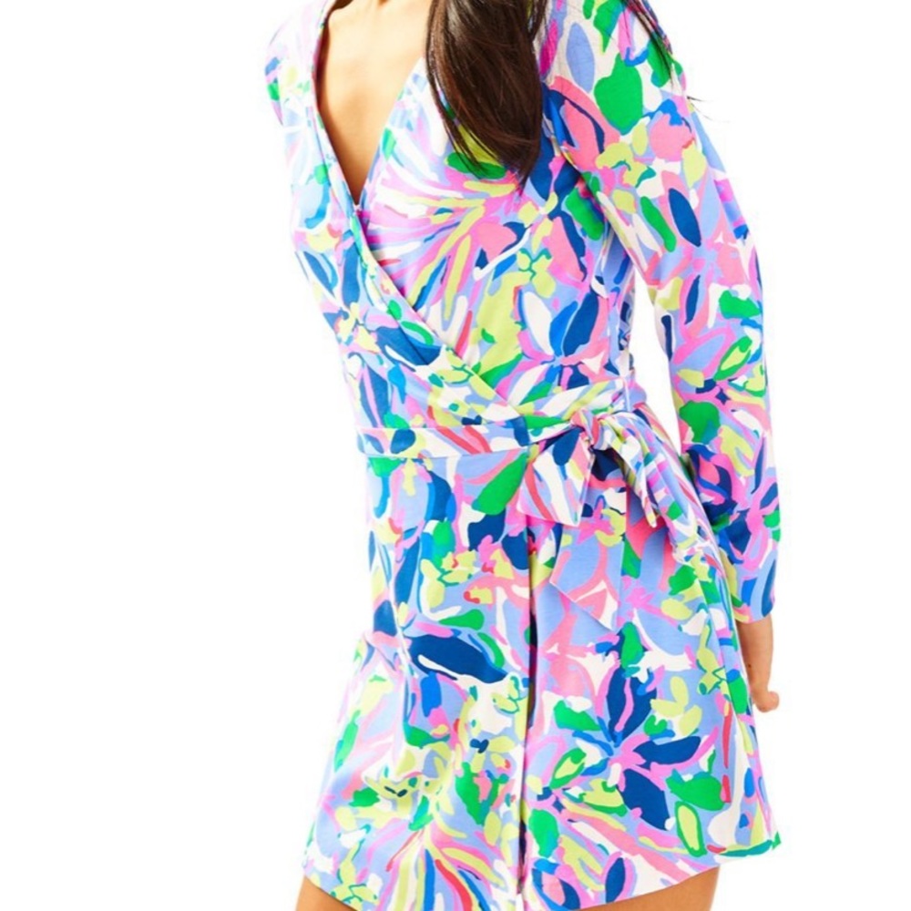 Lilly Pulitzer Tiki Wrap Romper
